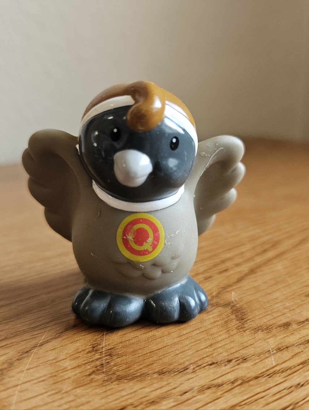 4/$10 Quail Q Fisher Price Little People Zoo Animal Bird Toy Alphabet Toddler